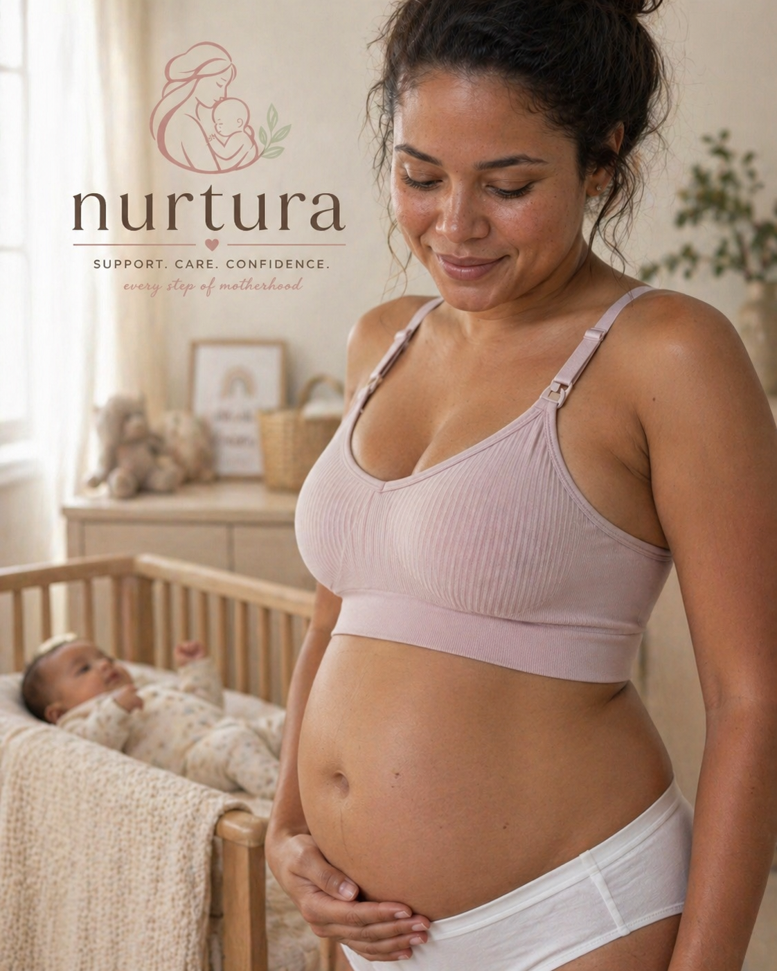 Nurtura™ Nursing Comfort Bra – 3 Pack