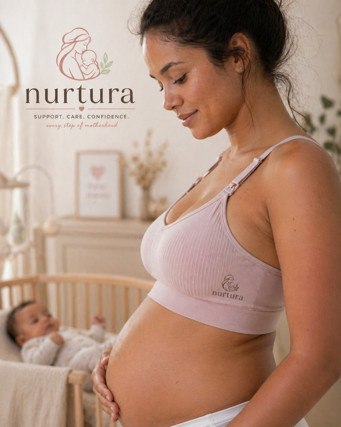 Nurtura™ Nursing Comfort Bra – 3 Pack